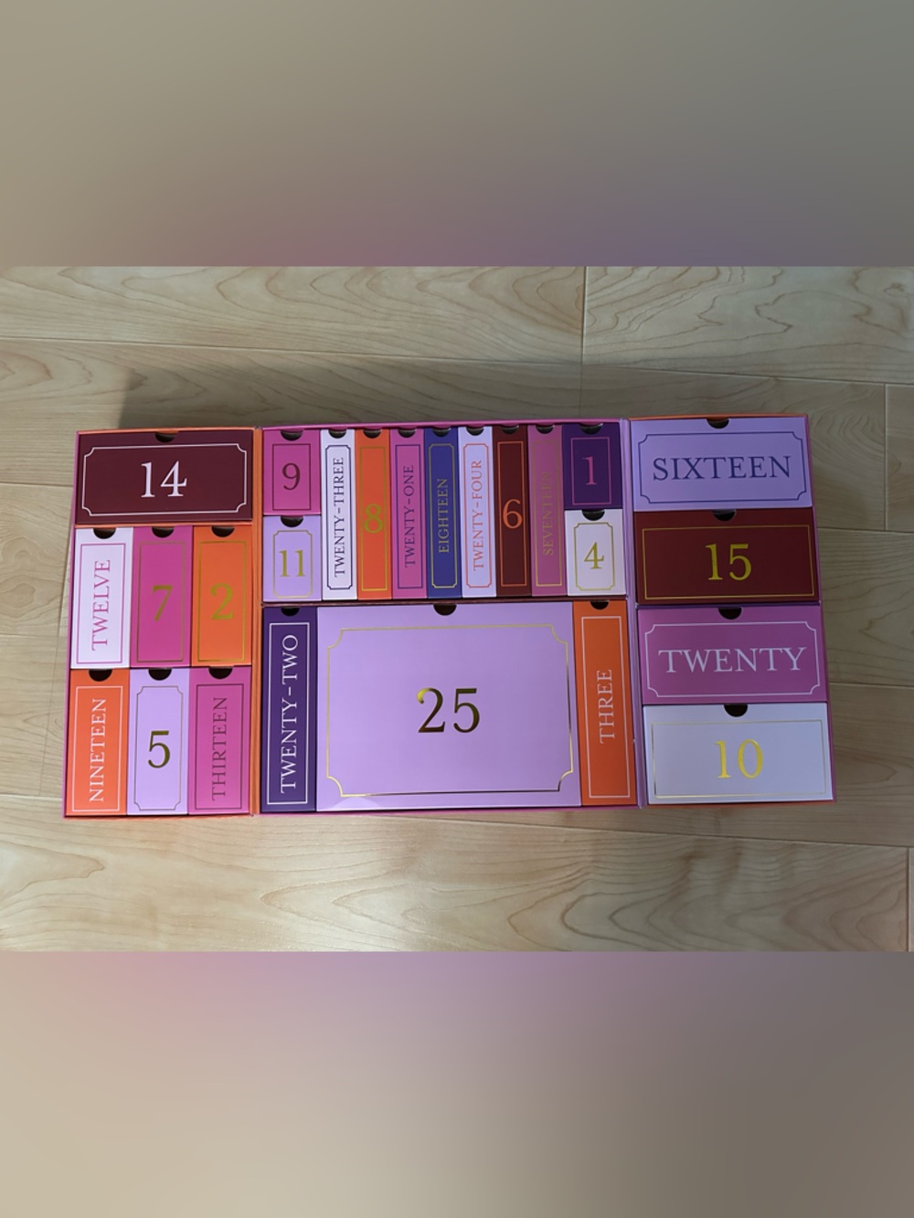 Empty Ipsy Advent Calendar box makeup 2025